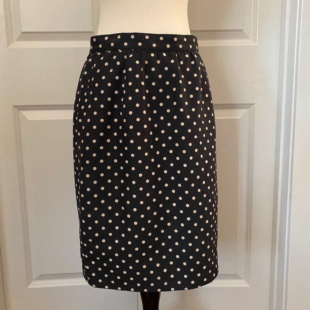 RARE VINTAGE Valentino polko dot tulip skirt - size 4